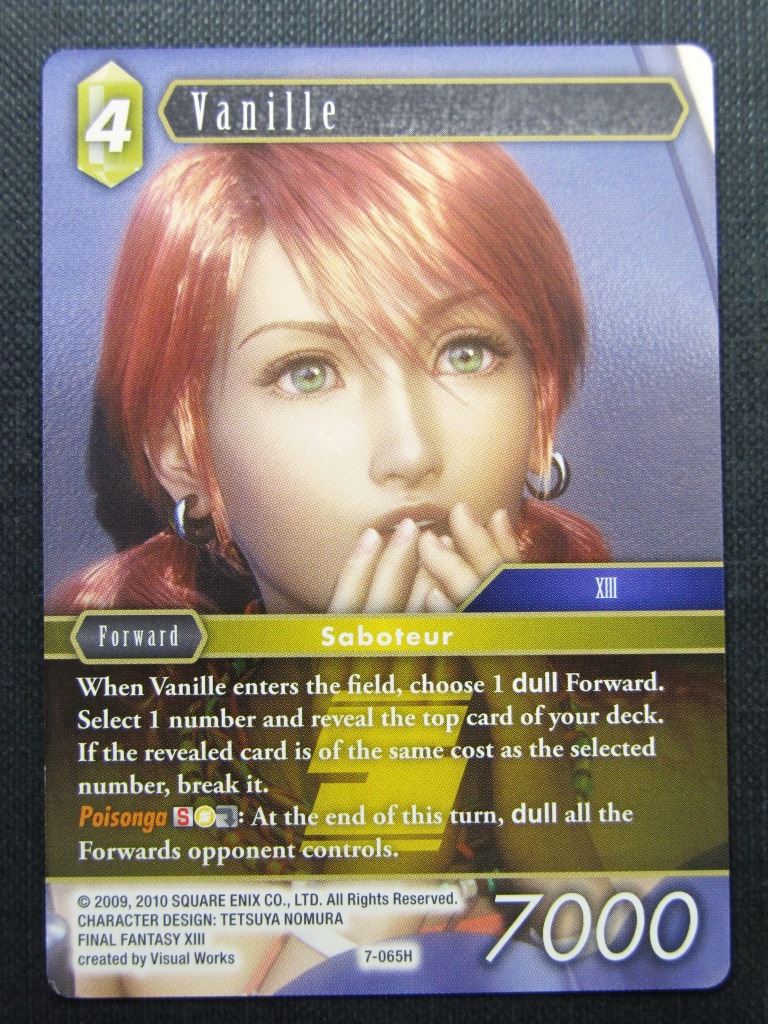 Vanille 7-065H - Final Fantasy Cards # 2D89