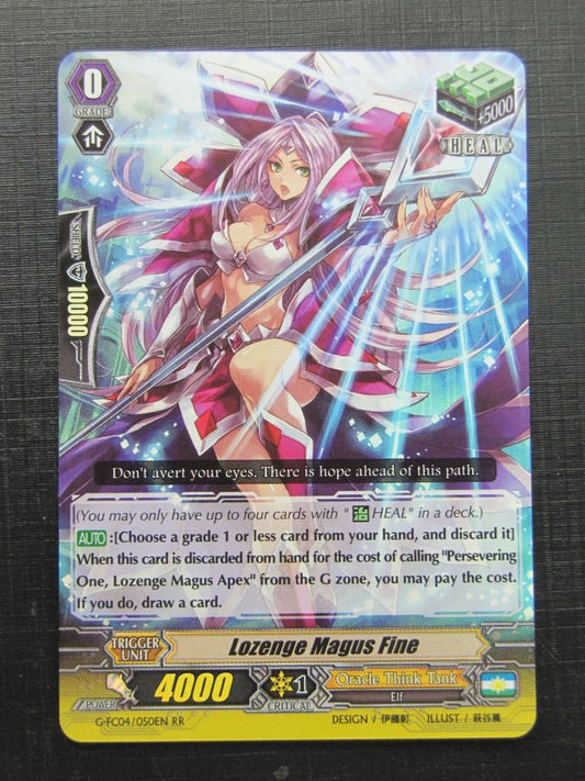 Vanguard Cards: LOZENGE MAGUS FINE G-FC04 RR # 1G86