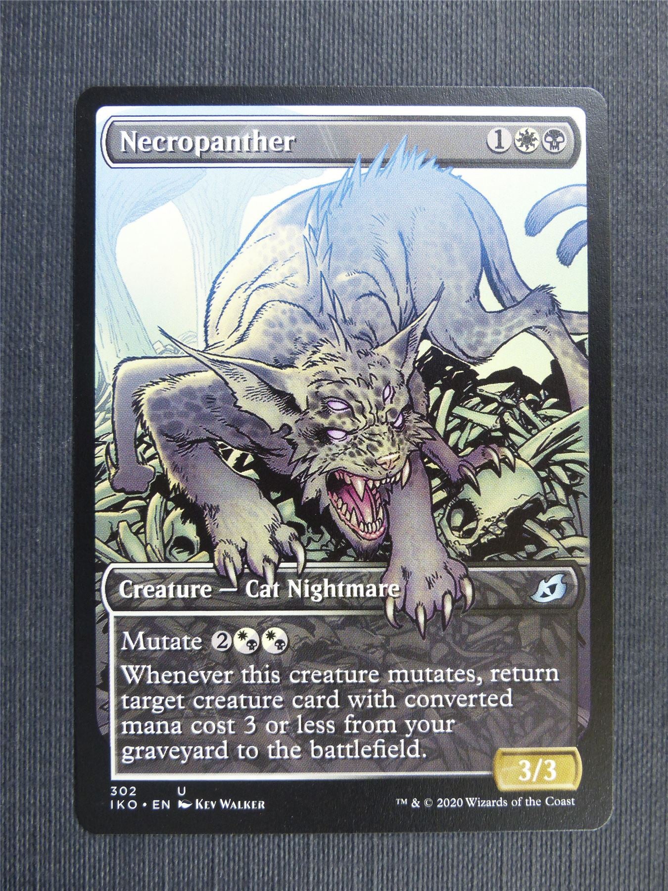 Necropanther Showcase - IKO Mtg Card