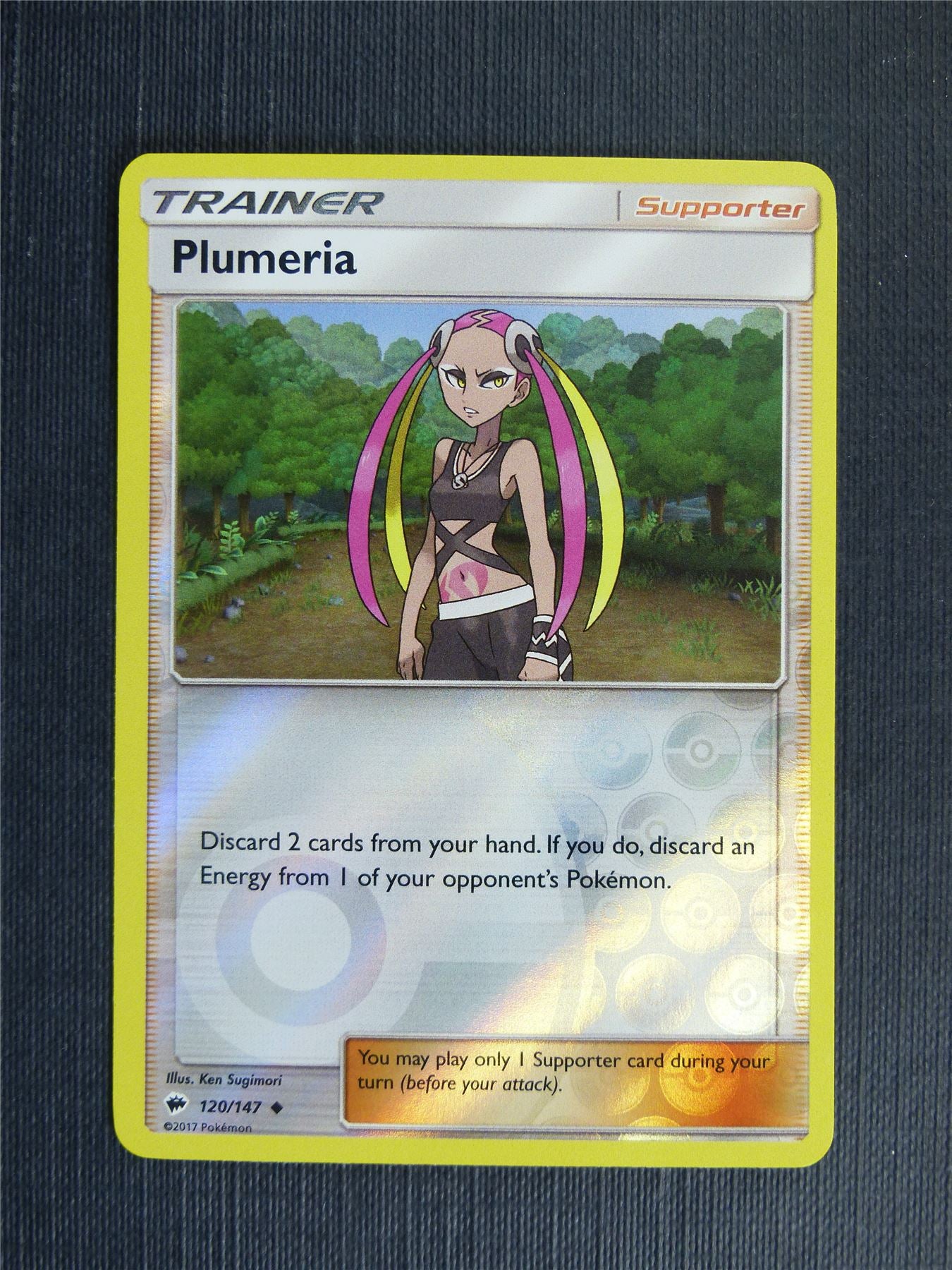 Plumeria 120/147 Reverse Holo - Pokemon Cards #1I4