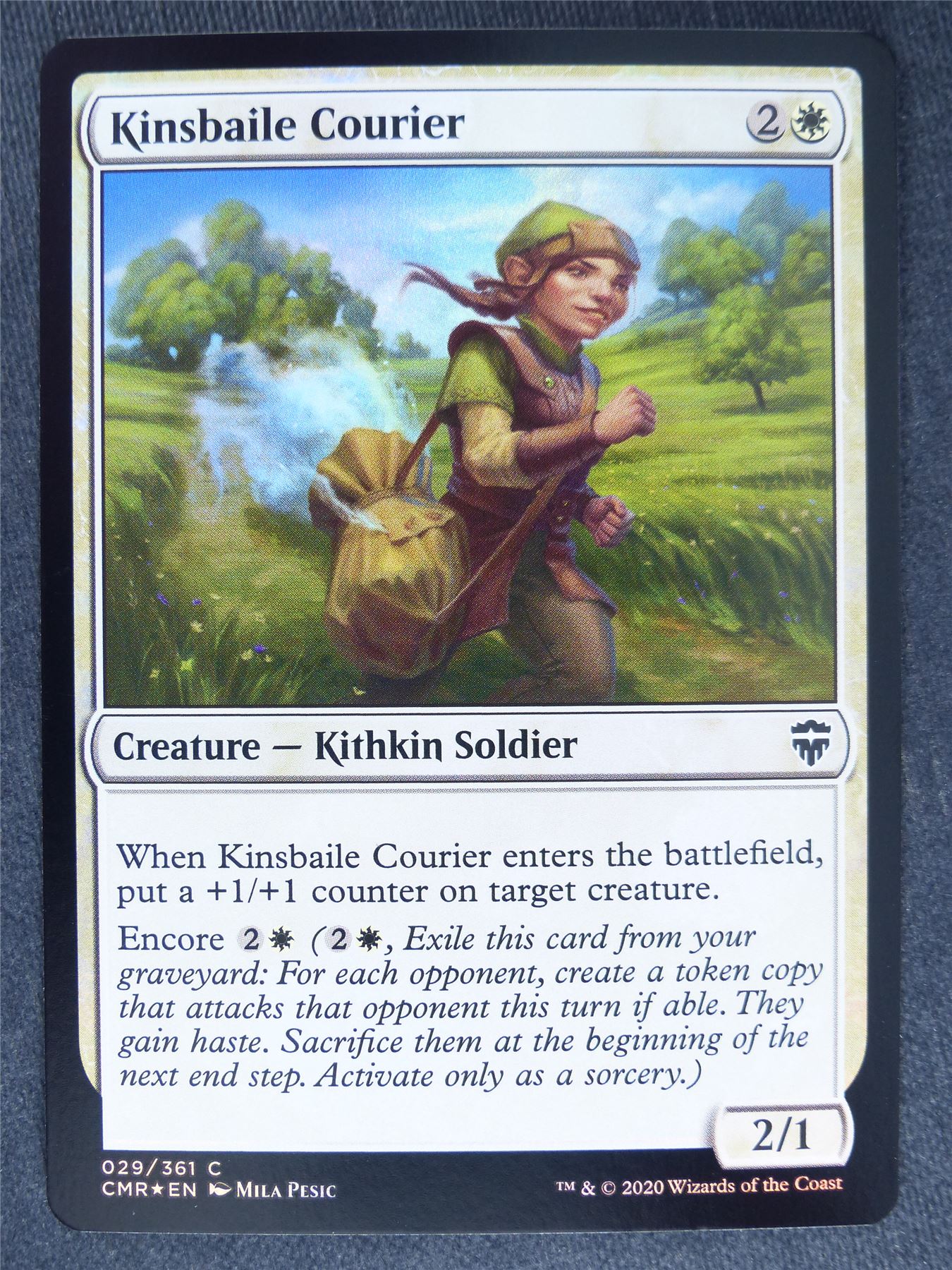 Kinsbaile Courier Foil - Mtg Magic Cards #1G