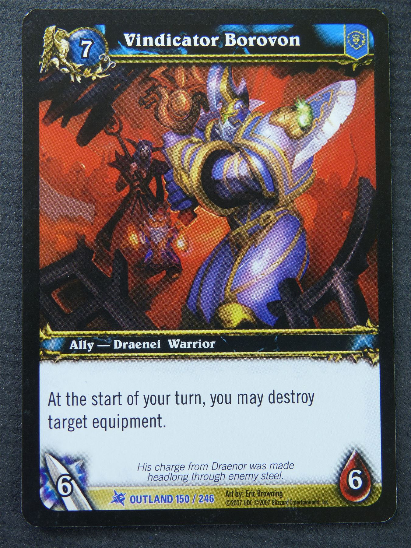 Vindicator Borovon - Rare - World Of Warcraft #1MQ