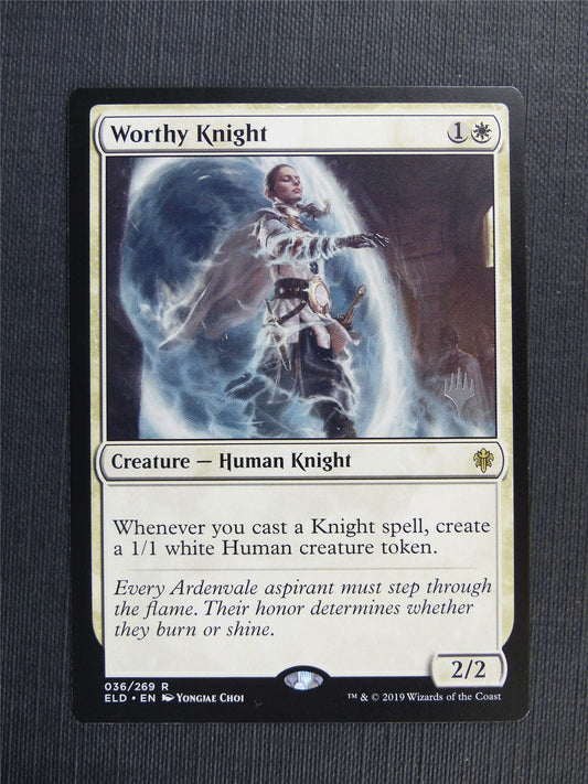 Worthy Knight - Mtg Magic Cards #37P