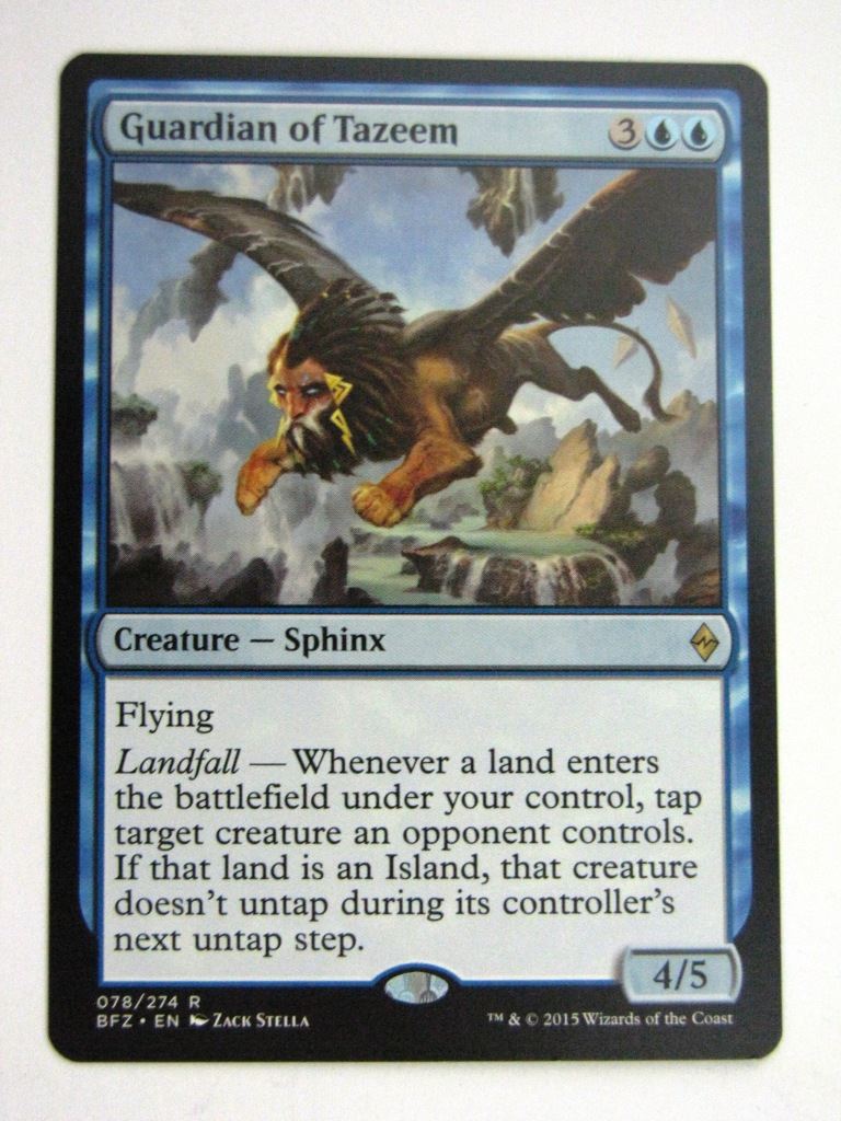 MTG Magic Cards: GUARDIAN OF TAZEEM # 36I53