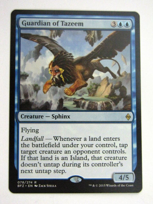 MTG Magic Cards: GUARDIAN OF TAZEEM # 36I53