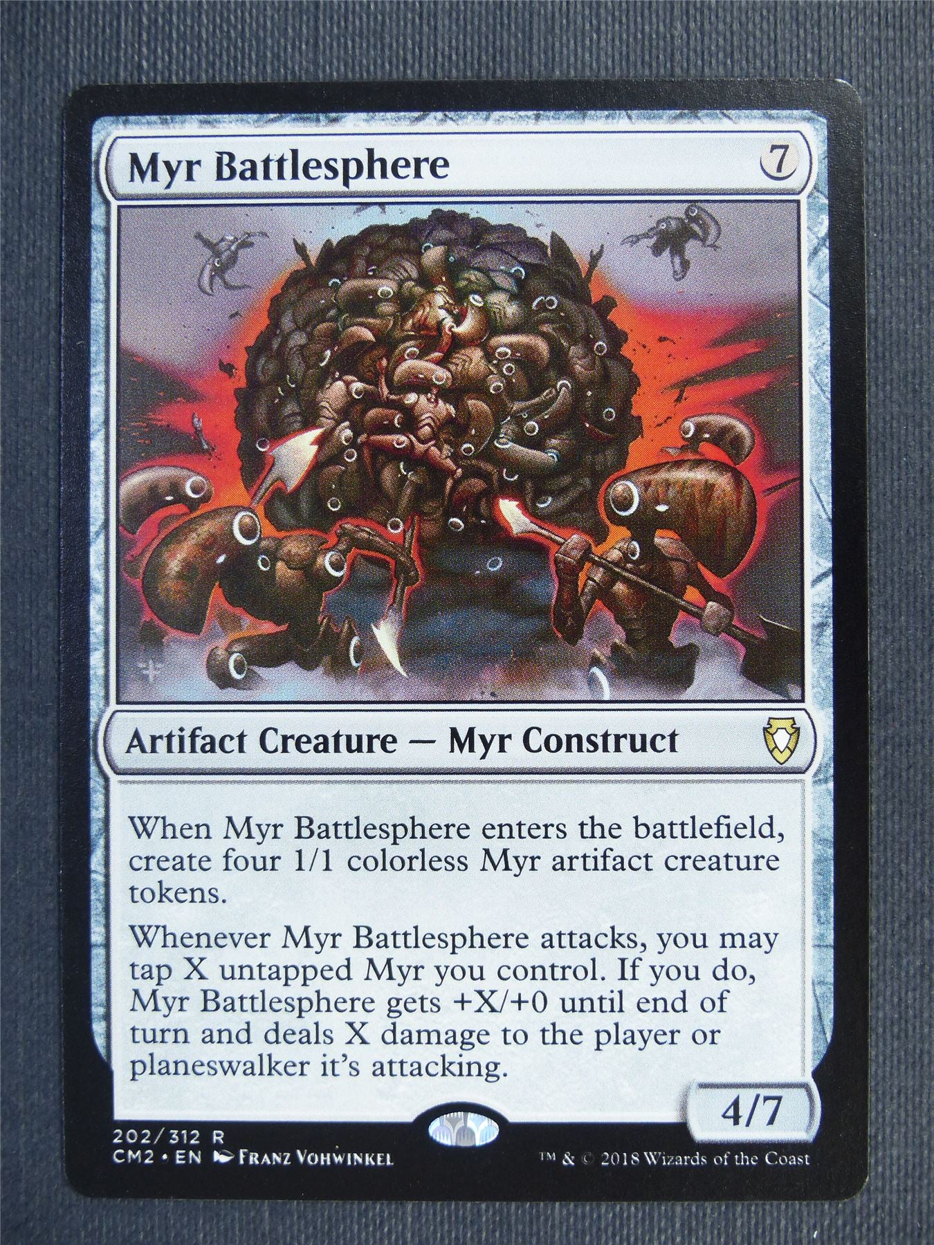 Myr Battlesphere - Mtg Magic Cards #3UX
