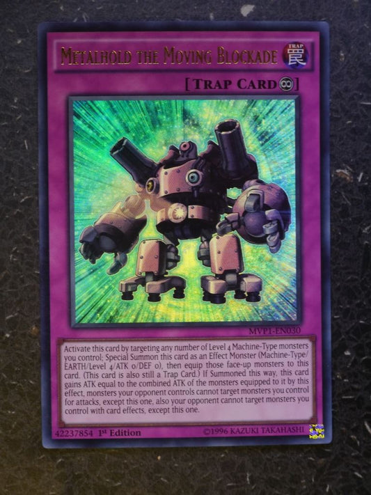 Yugioh Cards: METALHOLD THE MOVING BLOCKADE MVP1 ULTRA RARE # 9C60