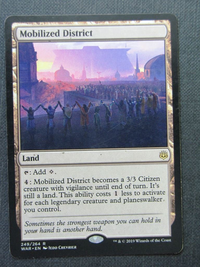 Mobilized District played - Mtg Magic Cards # 9C57