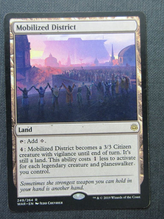 Mobilized District played - Mtg Magic Cards # 9C57