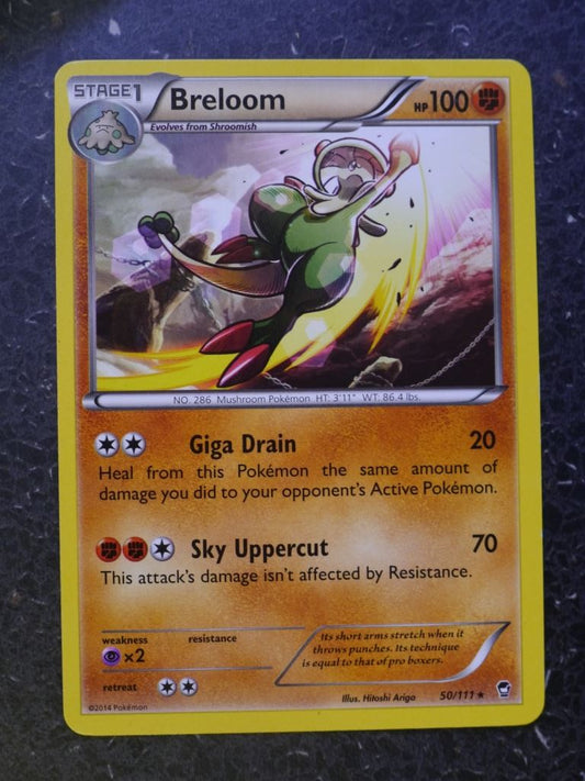 Pokemon Cards: BRELOOM 50/111 RARE # 7B46