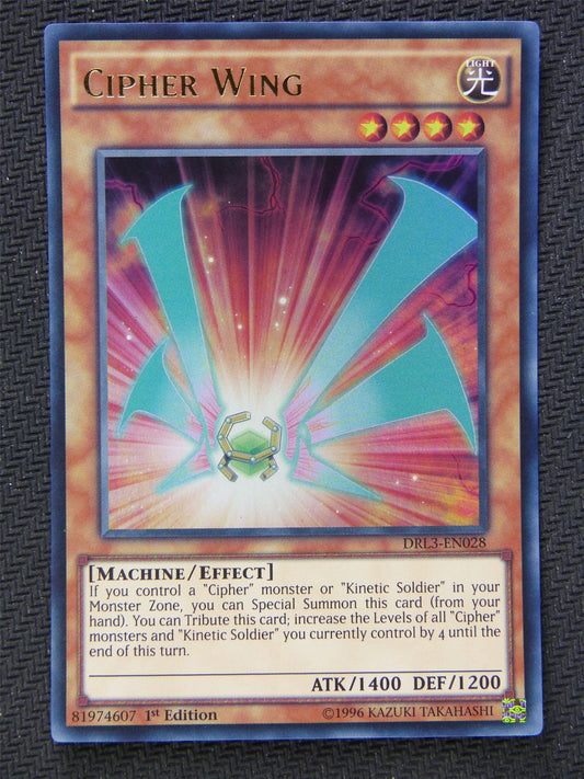 Cipher Wing DRL3 - Ultra Rare - Yugioh Card #65P