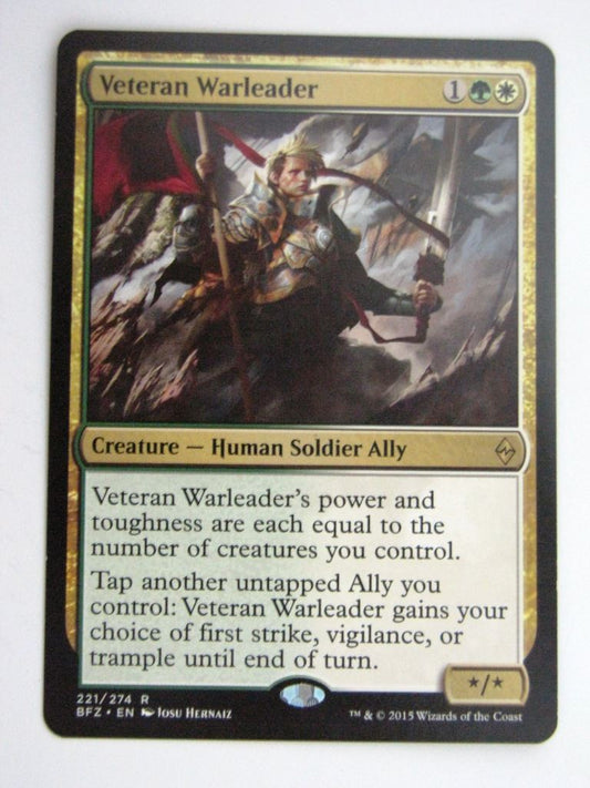 MTG Magic Cards: VETERAN WARLEADER # 36D84