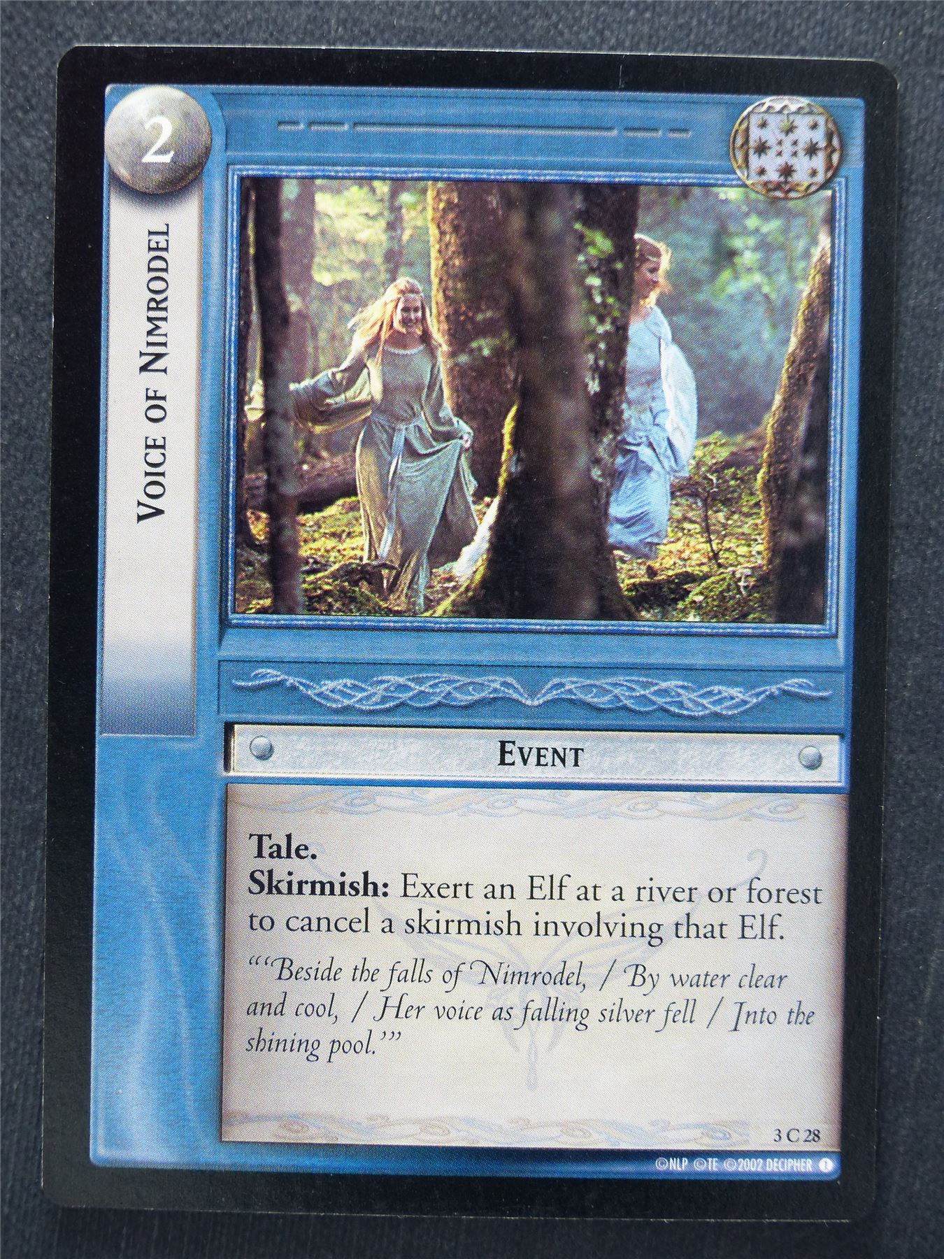 Voice of Nimrodel 3 C 28 - LotR Cards #UJ