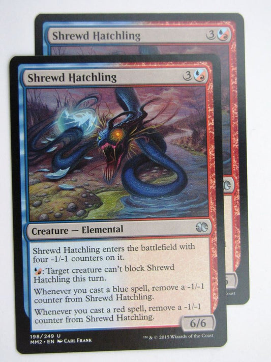 MTG MODERN MASTERS TWO: SHREWD HATCHLING x2 # 28A92