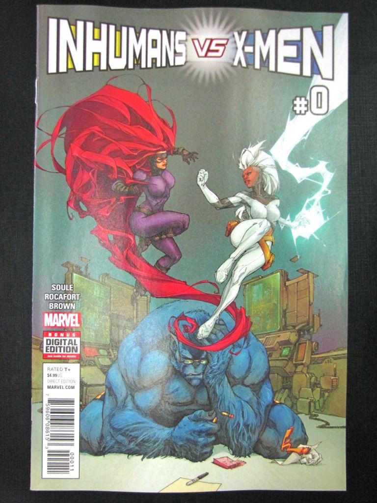 Marvel Comics: INHUMANS VS X-MEN #0 FEBRUARY 2017 # 21I93