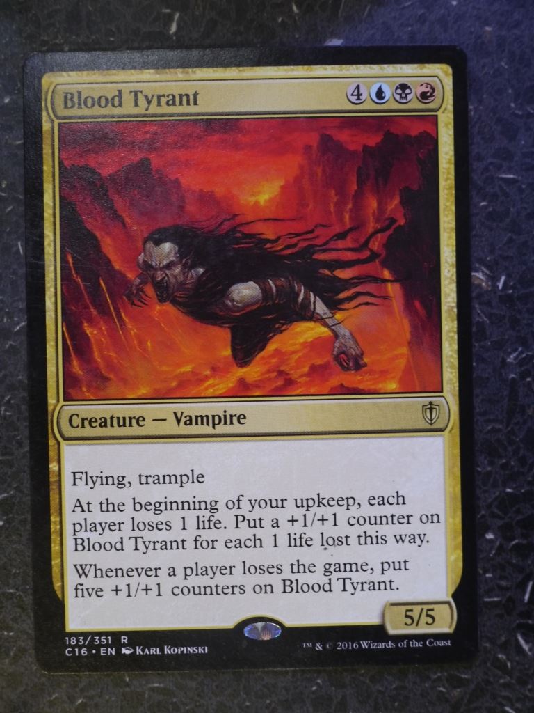 MTG Magic Cards: BLOOD TYRANT # 6J63