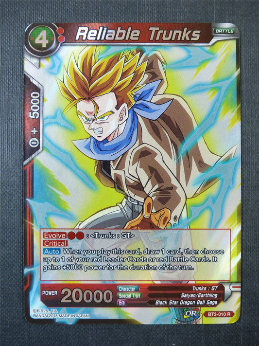 Reliable Trunks R - Dragon Ball Super Card #A48