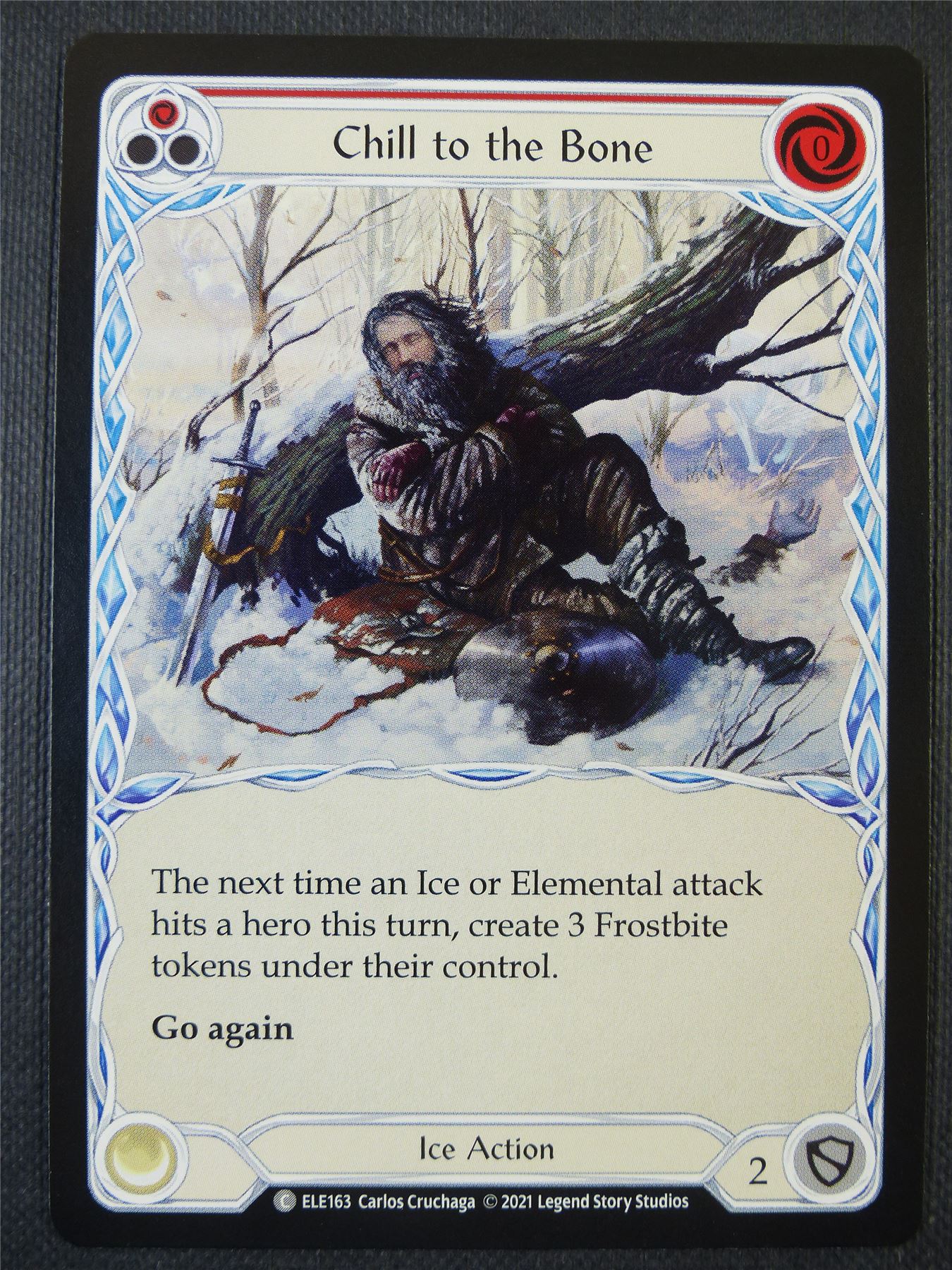 Chill to the Bone - Red - Tales of Aria 1st ed - Flesh and Blood Card #62W