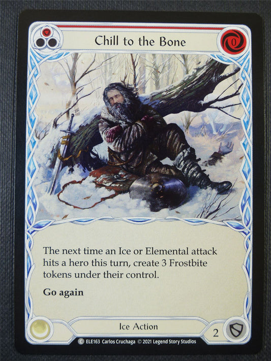 Chill to the Bone - Red - Tales of Aria 1st ed - Flesh and Blood Card #62W