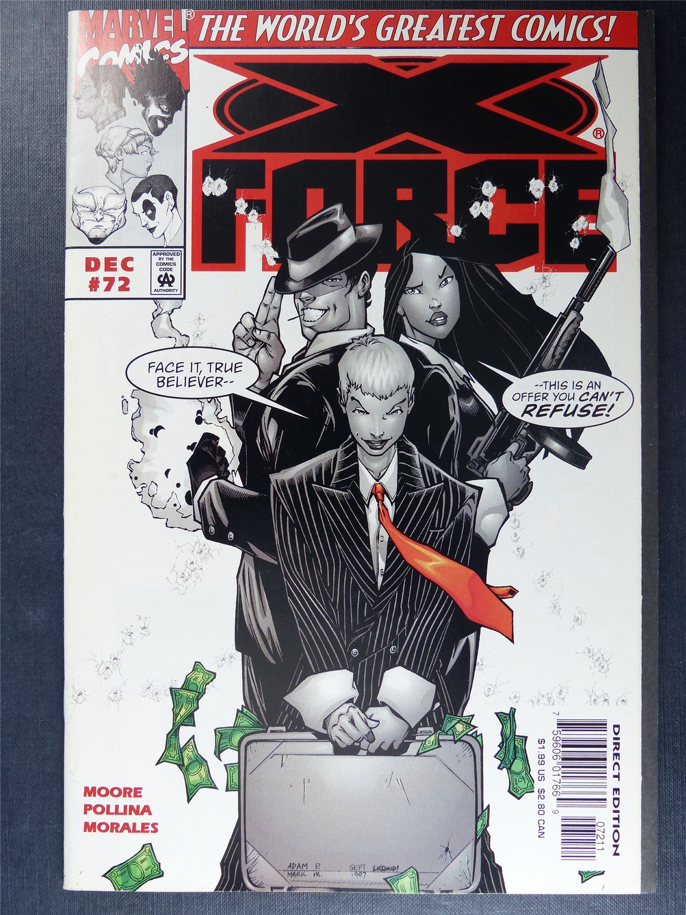 X-FORCE #72 - Marvel Comics #8P