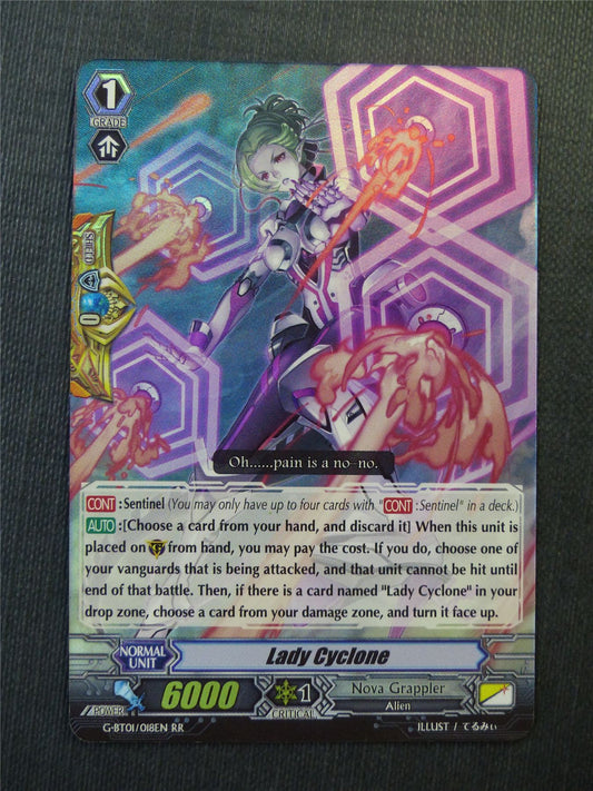 Lady Cyclone G-BT01 RR - Vanguard Cards #X6