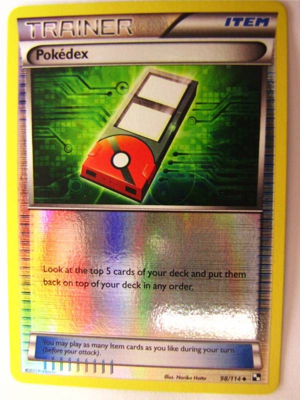 POKEMON CCG - POKEDEX 98/114 REVERSE HOLO