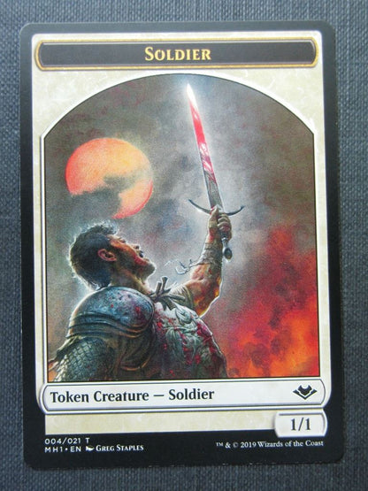 Soldier Construct Token - Modern Horizons - Mtg Magic Cards # 8A79