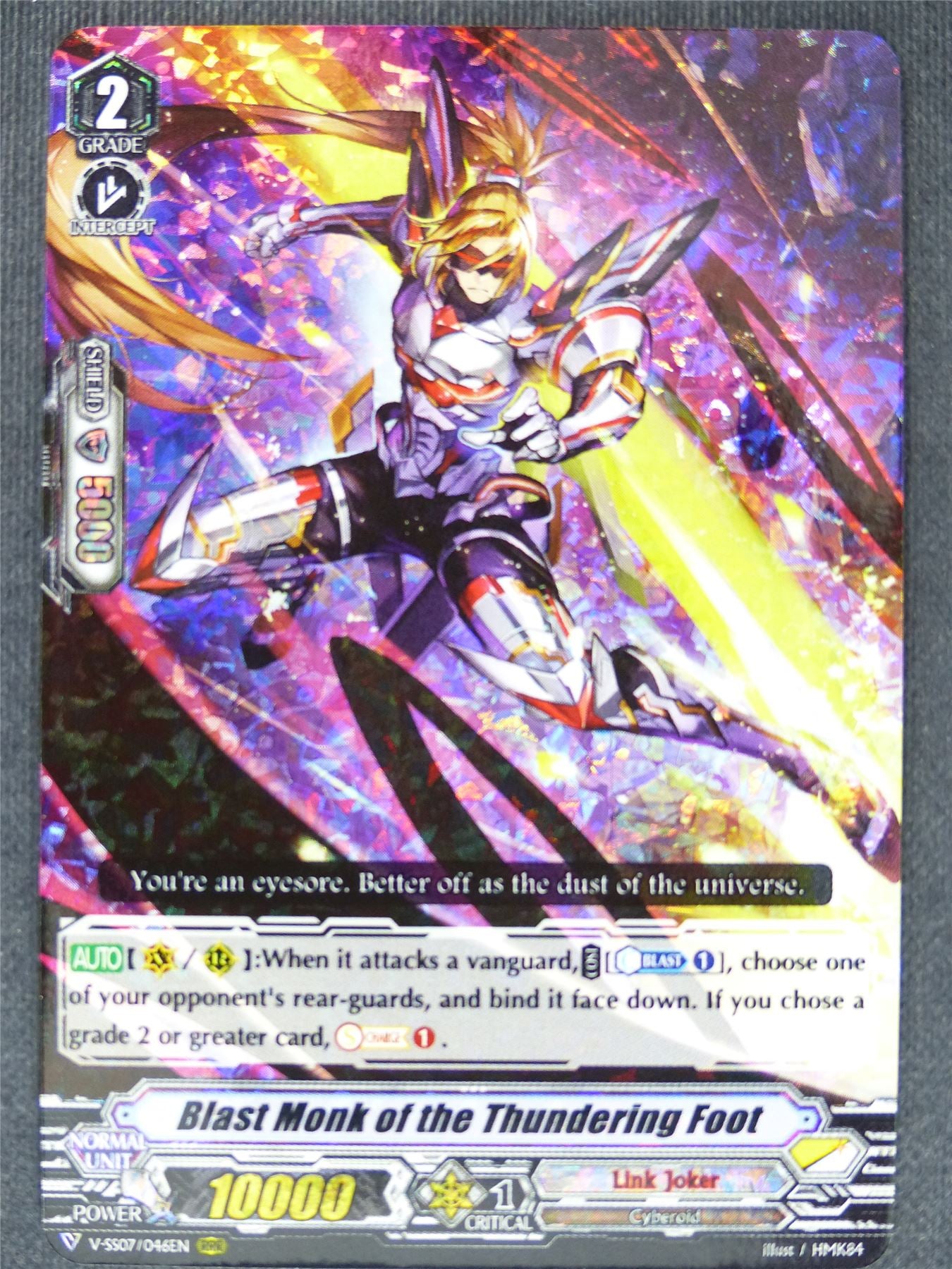 Blast Monk of the Thundering Foot V-SS07 RRR - Vanguard Cards #HX