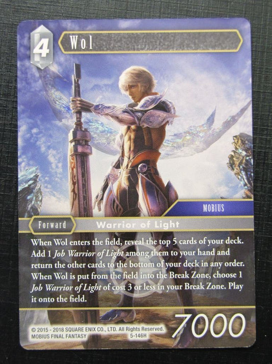 Wol 5-146H - Final Fantasy Card # 11D9