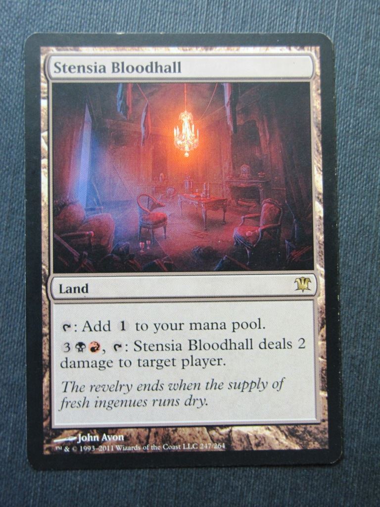 Stensia Bloodhall - Mtg Magic Cards #D7