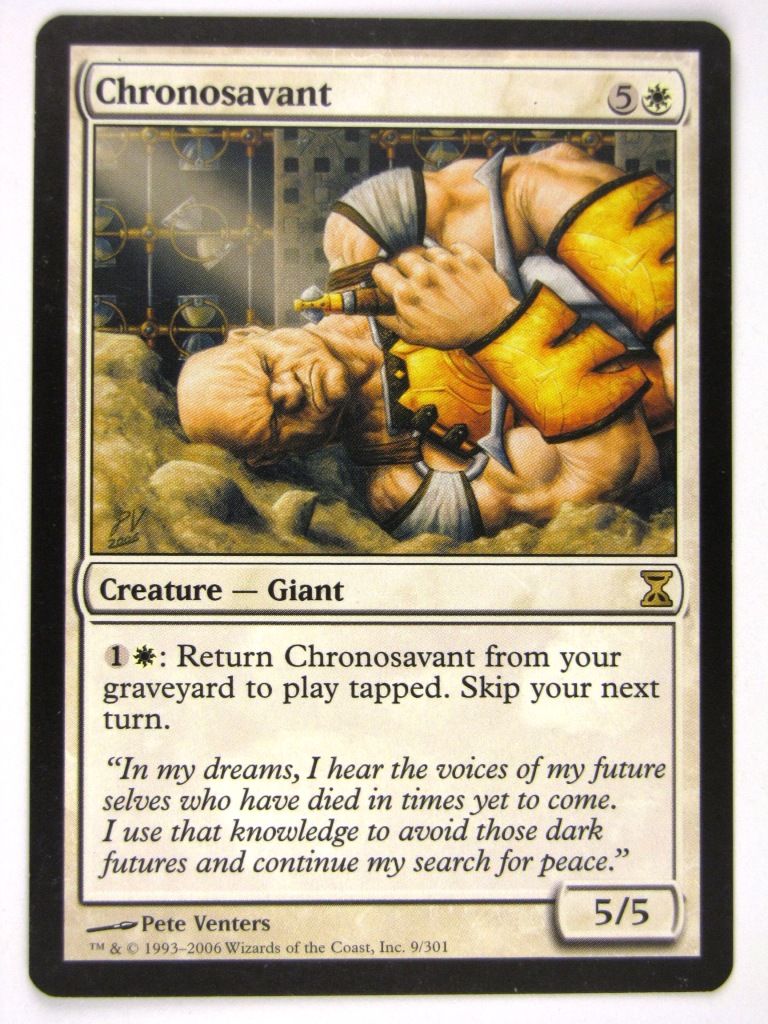 MTG Magic: The Gathering Cards: CHRONOSAVANT: TSP