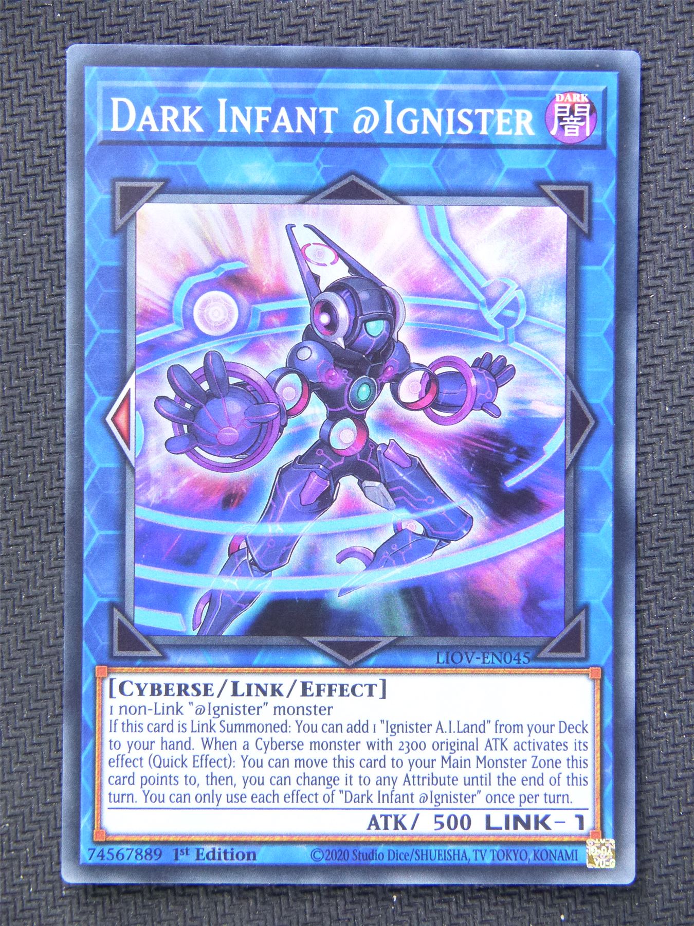 Dark Infant @Ignister LIOV - Super Rare - Yugioh Card #5P1