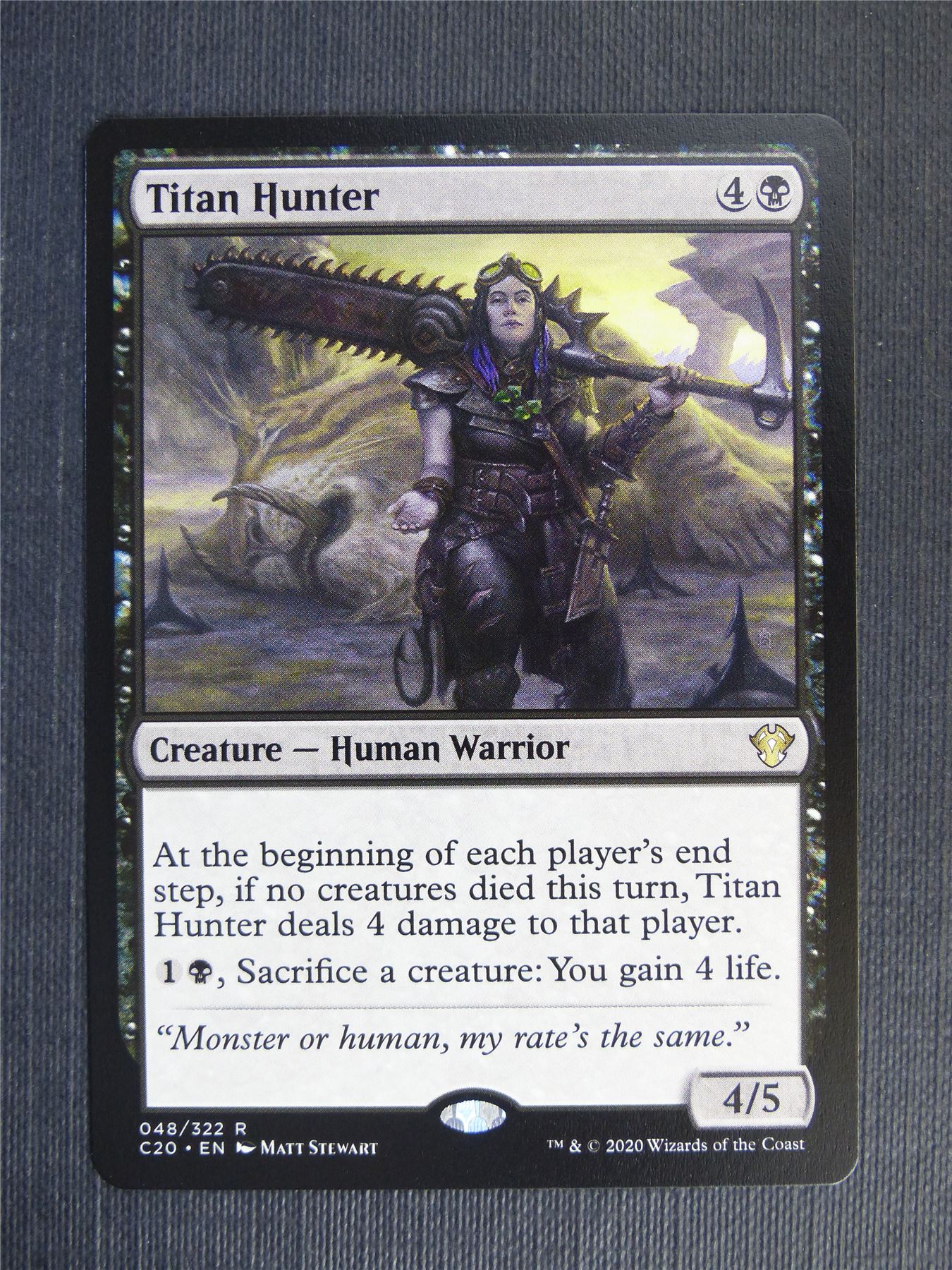 Titan Hunter - C20 - Mtg Card