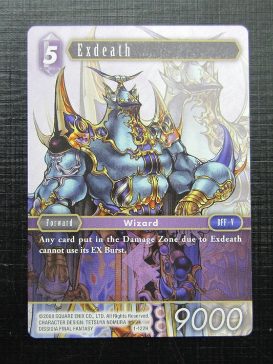 Final Fantasy Cards: EXDEATH 1-122H # 24A72