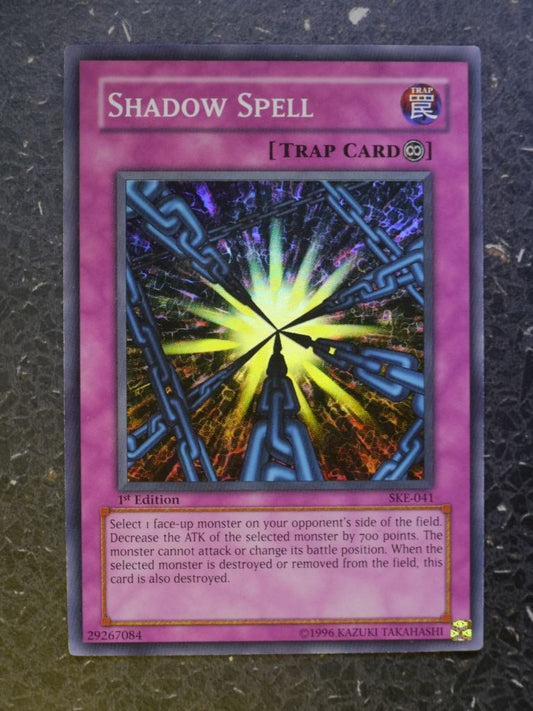 Yugioh Cards: SHADOW SPELL SKE SUPER RARE # 9C62