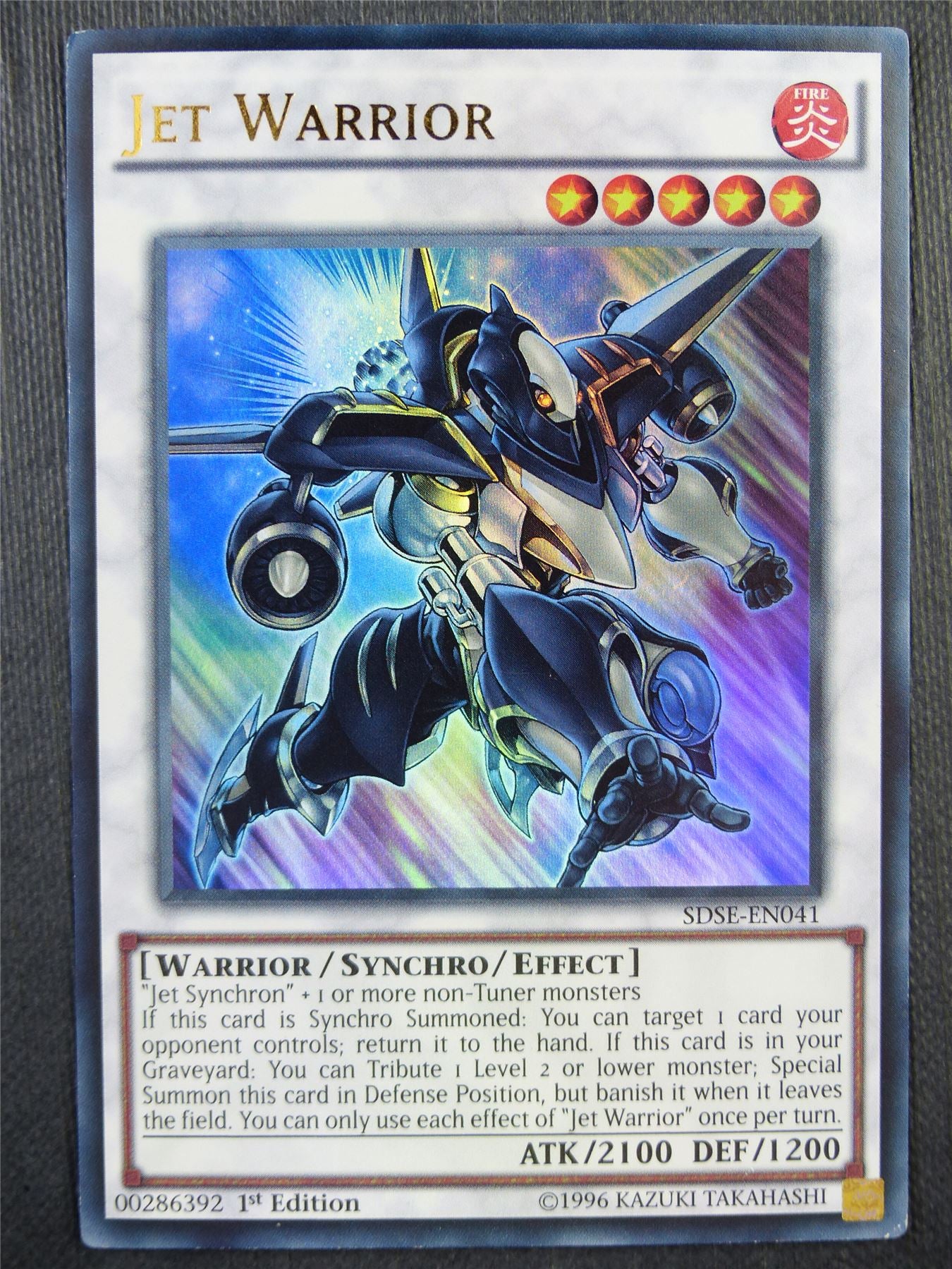 Jet Warrior SDSE Ultra Rare - 1st ed Yugioh Card #9CN