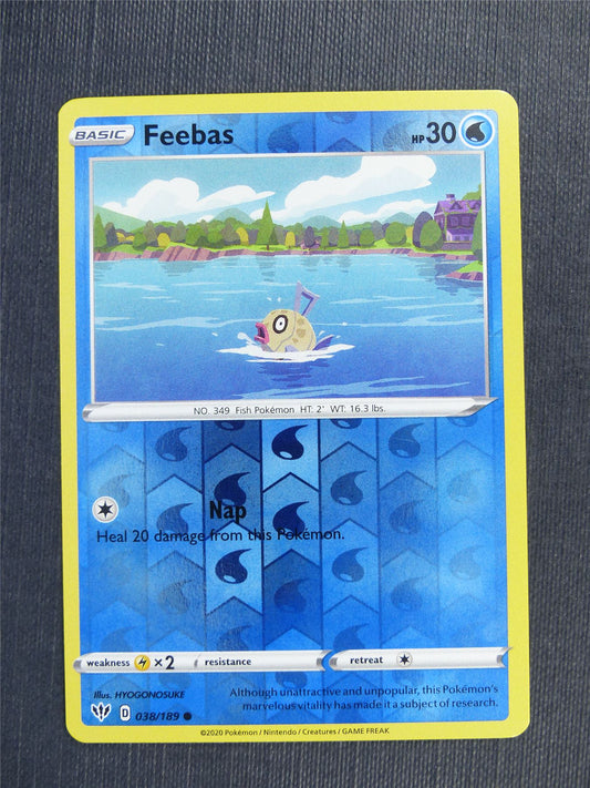 Feebas 038/189 Reverse Holo - DAA - Pokemon Card  #3CM