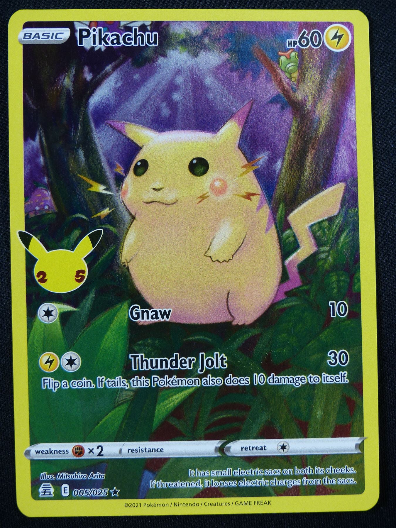 Pikachu 005/025 Holo - Celebrations - Pokemon Card #K4
