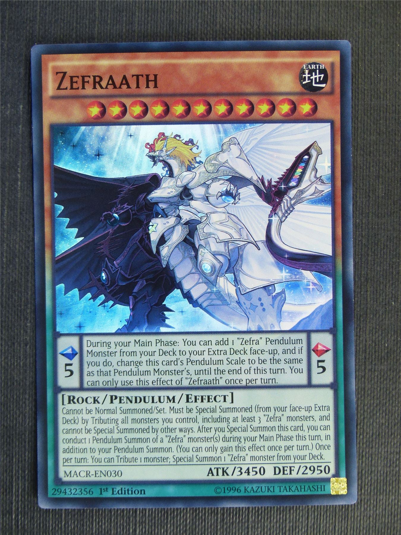 Zefraath MACR Super Rare - 1st ed - Yugioh Cards #V5