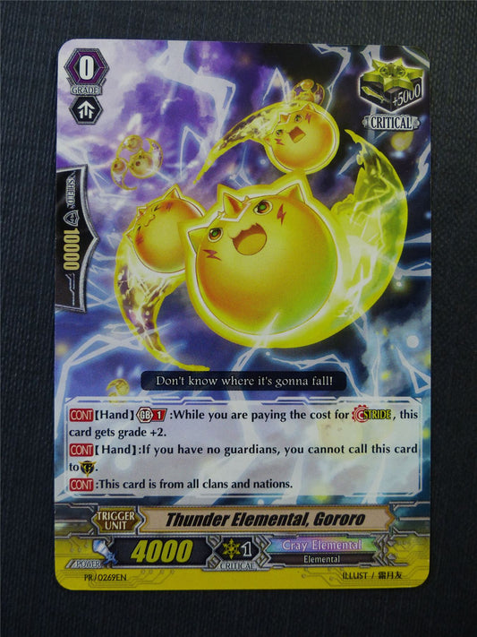 Thunder Elemental Gororo Promo - Vanguard Cards #WD