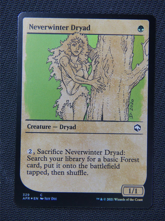 Neverwinter Dryad Foil Rulebook Art - Mtg Forgotten Realms #1G9