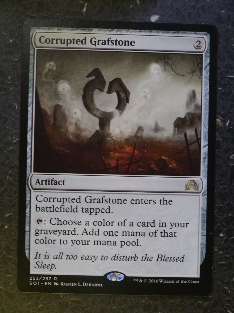 MTG Magic Cards: CORRUPTED GRAFSTONE # 6J36