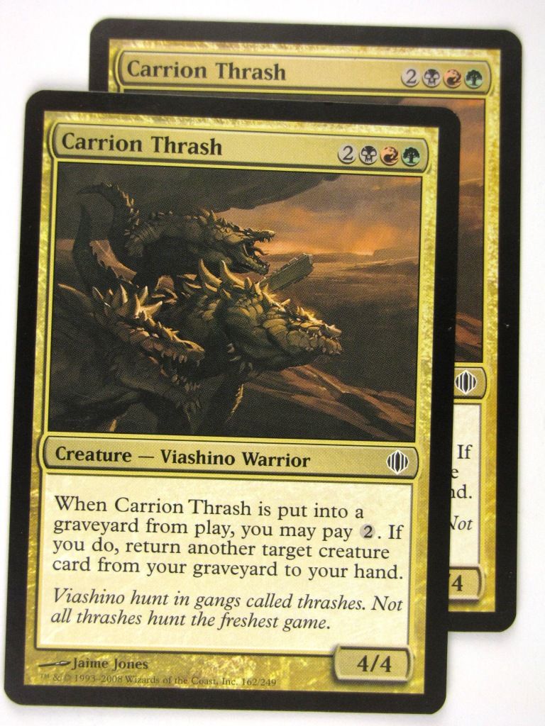 MTG Magic: The Gathering Cards: CARRION THRASHER x2: ALA