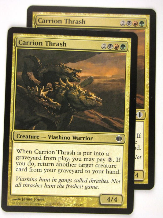 MTG Magic: The Gathering Cards: CARRION THRASHER x2: ALA