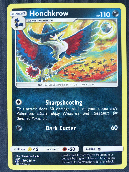 Honchkrow 130/236 - Pokemon Cards #BV