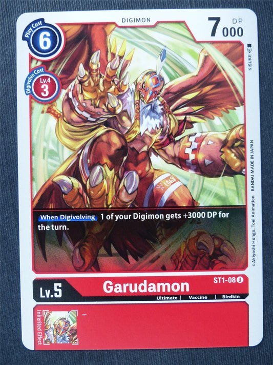 Garudamon ST1-08 U - Digimon Cards #UX