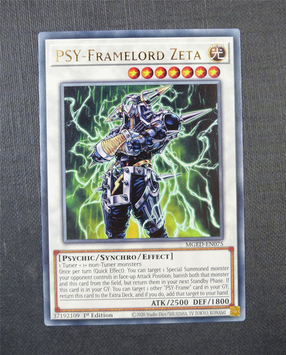 PSY Framelord Zeta MGED Rare 1st Ed - Yugioh Card #5F5