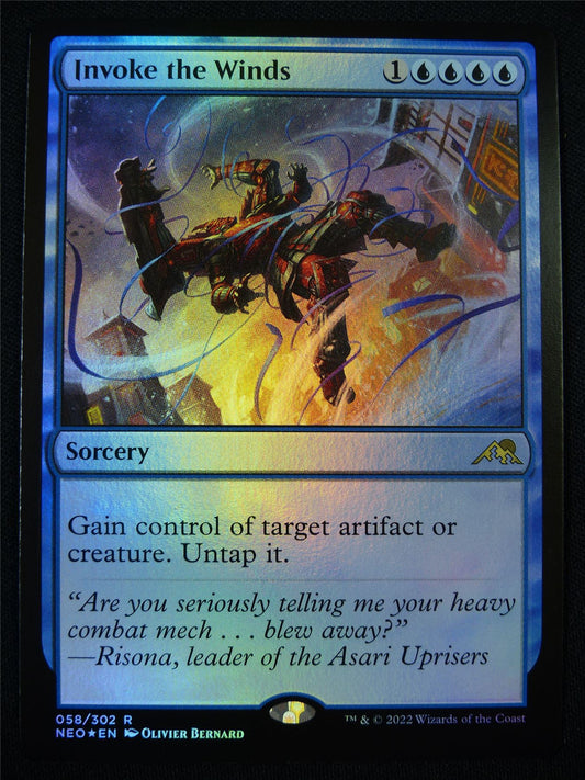 Invoke the Winds Foil - Mtg Card #LN
