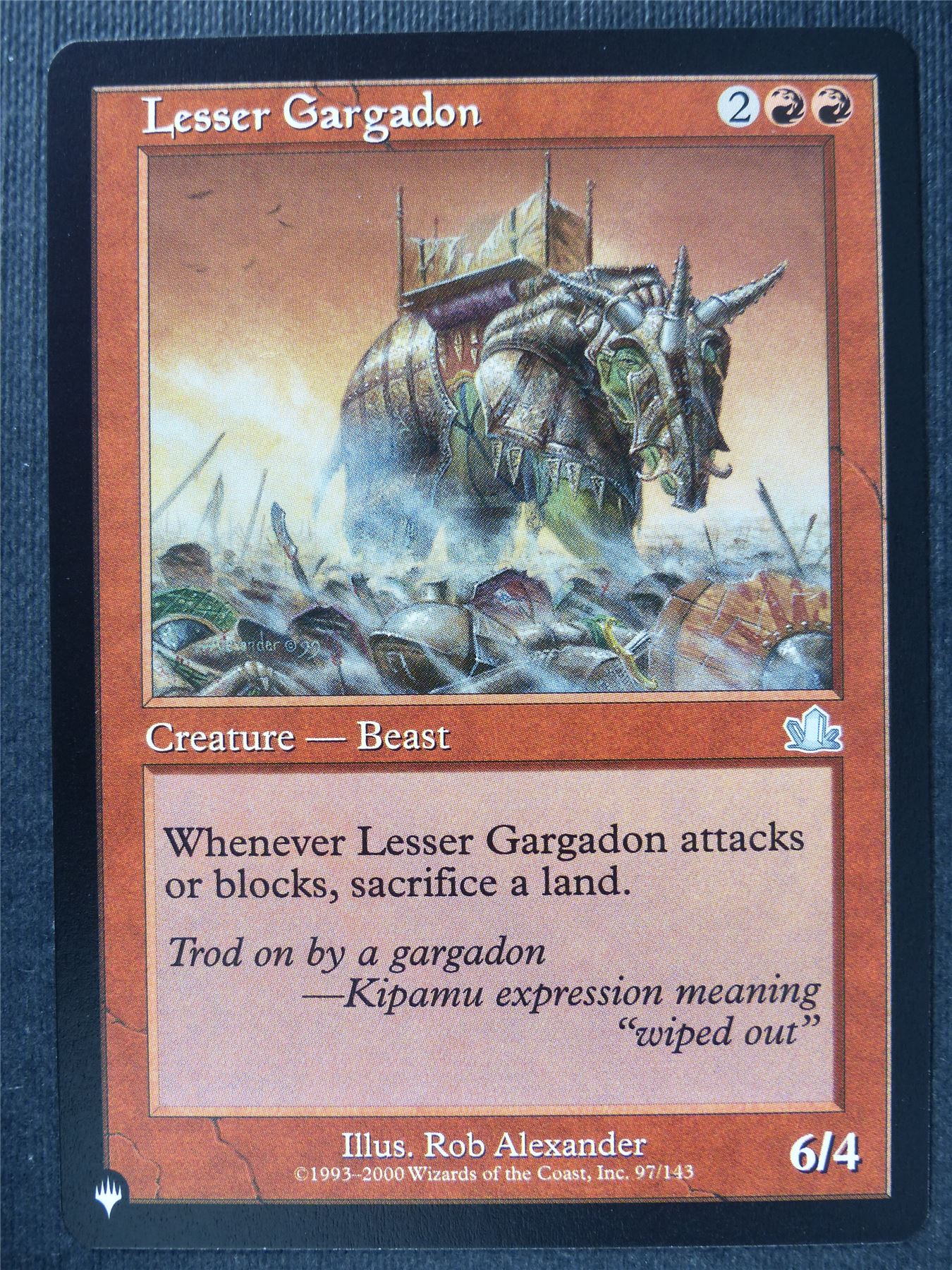 Lesser Gargadon - The List - Mtg Card #2CS