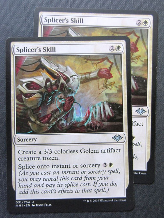 Splicer's Skill x2 - Modern Horizons - Mtg Magic Cards # 9I11